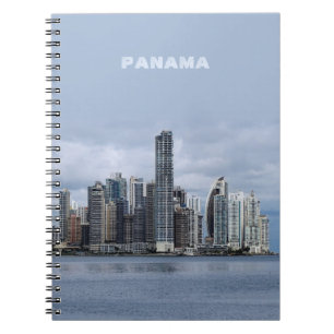 Carnet Panama Skyline (personnalisable en texte)