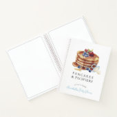 Carnet Pancakes & Pacifiers Blue Baby Shower Guest Book (Intérieur)