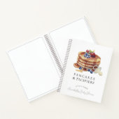 Carnet Pancakes & Pacifiers Gray Baby Shower Guest Book (Intérieur)
