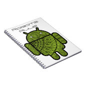 Carnet Pancho Doodle Character pour le robot Android™ (Côté Droit)