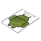 Carnet Pancho Doodle Character pour le robot Android™ (Côté gauche)