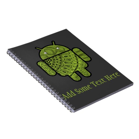 Carnet Pancho Doodle Character pour robot Android™ (Côté Droit)
