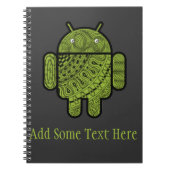 Carnet Pancho Doodle Character pour robot Android™ (Devant)