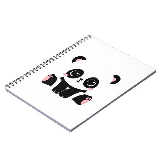 Carnet Panda bébé mignonne (Côté gauche)