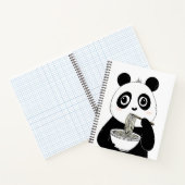 Carnet Panda Cute Manger Des nouilles Udon (Intérieur)