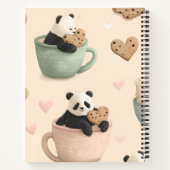 Carnet Panda Cute personnalisée et Motif d'ours (Dos)