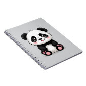 Carnet Panda de dessin animé adorable (Côté Droit)