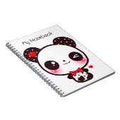Carnet Panda de Kawaii (Côté Droit)