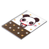 Carnet Panda de Kawaii (Côté gauche)