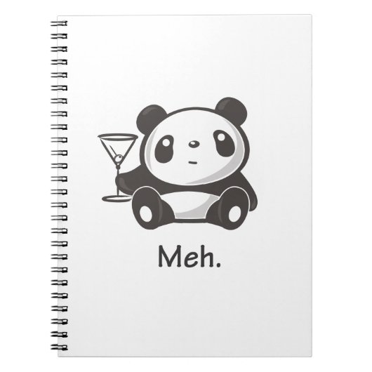 Carnet Panda de Meh (Devant)