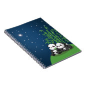 Carnet Panda de nuit d'étoile (Côté Droit)