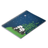 Carnet Panda de nuit d'étoile (Côté gauche)