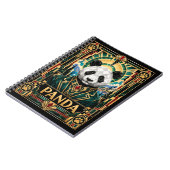 Carnet Panda, faune Art déco (Côté gauche)