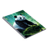 Carnet Panda géant dans la forêt de Bamboo (Côté Droit)