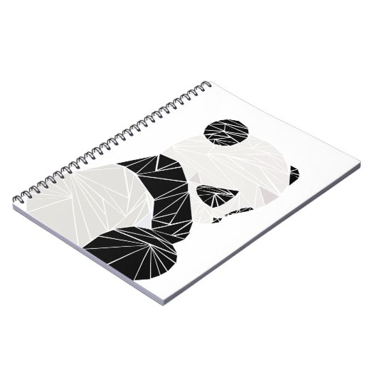 Carnet Panda géométrique (Côté gauche)