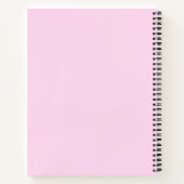 Carnet Panda Girl rose (Dos)
