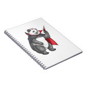 Carnet Panda Halloween Vampire infirmière T-shirt surdime (Côté Droit)