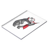 Carnet Panda Halloween Vampire infirmière T-shirt surdime (Côté gauche)