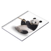 Carnet Panda jouant au T-shirt à la lute (Côté gauche)