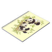 Carnet Panda jouant dans un arbre (Côté gauche)