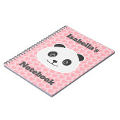 Carnet Panda love (Côté gauche)