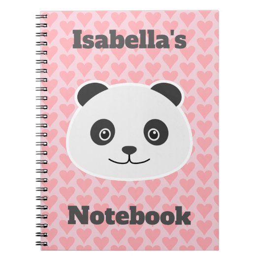 Carnet Panda love (Devant)