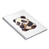 Carnet Panda mange un biscuit (Côté Droit)