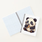 Carnet Panda mange un biscuit (Intérieur)