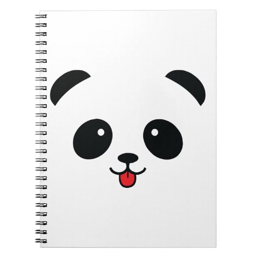 Carnet Panda mignon Blep Mlem Blop (Devant)