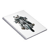 Carnet Panda motard (Côté Droit)