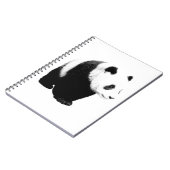 Carnet Panda noir et blanc (Côté gauche)