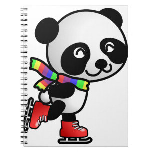 Carnet Panda patinage