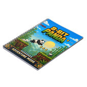 Carnet Panda, Rétro Pixel Art 8-Bit (Côté gauche)