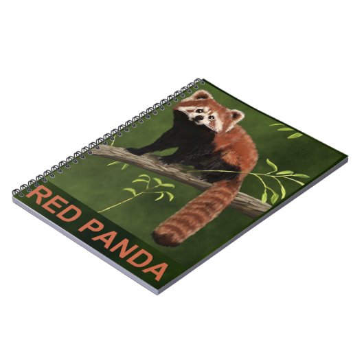 Carnet Panda rouge (Côté gauche)