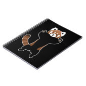 Carnet Panda rouge (Côté gauche)