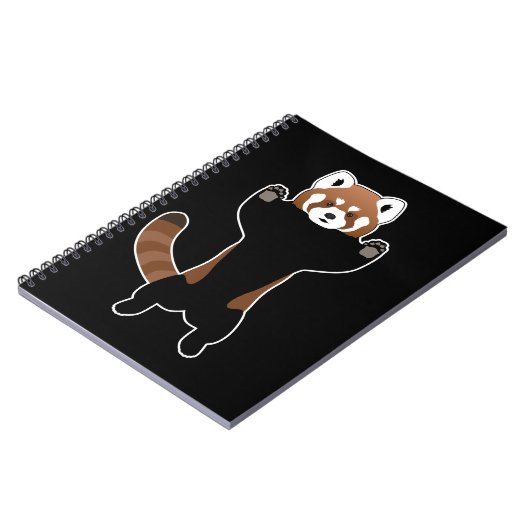 Carnet Panda rouge (Côté gauche)