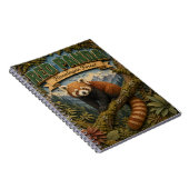 Carnet Panda roux forêt himalayenne POPCUT (Côté Droit)