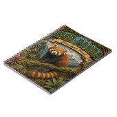 Carnet Panda roux forêt himalayenne POPCUT (Côté gauche)