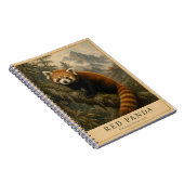Carnet Panda roux forêt himalayenne VINTAGE (Côté Droit)