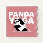 Carnet panda yoga (Dos)