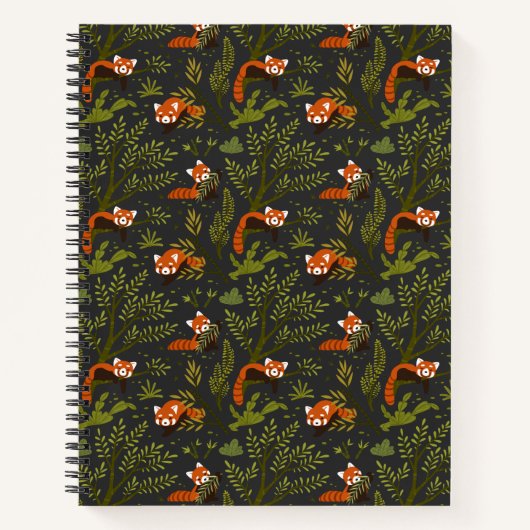 Carnet Pandas Rouges dans la Forêt Noire (Devant)