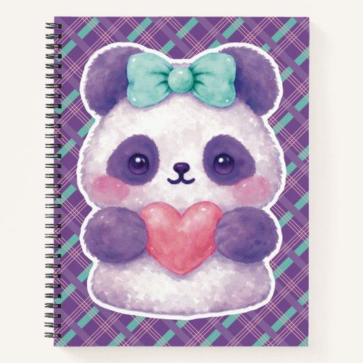 Carnet Pandie Heart (Devant)