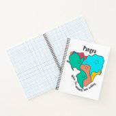 Carnet Pangea Continents Câlinant Multicolore (Intérieur)