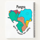 Carnet Pangea Continents Câlinant Multicolore (Dos)