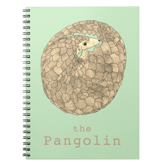 Carnet Pangolin Menace pour les droits des animaux Activi (Devant)