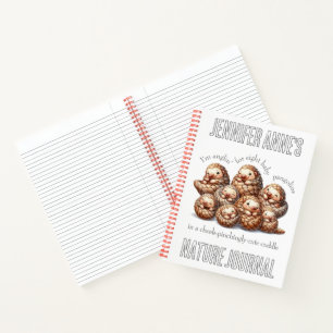 Carnet Pangolins adorables pour 8 Pangolins mignons