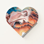 Carnet Panic Waves peinture à l'huile (Dos)