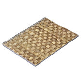 Carnet Panier d'artisanat Texture sans couture (Côté gauche)