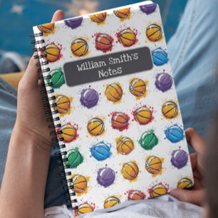 Carnet Panier de Ballons Colorés Enfants Retour à l'École