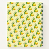 Carnet Panier de citron et recette de bonté de citron (Dos)